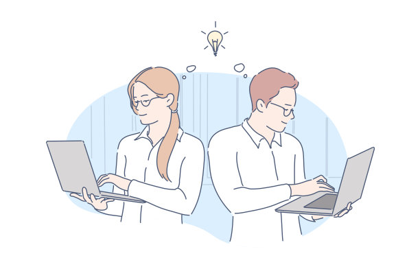 共同工作，想法，头脑风暴，团队合作理念图片下载