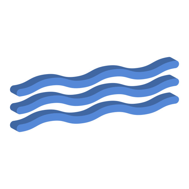 水图标。等距和3D视图。图片下载