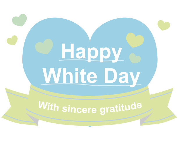 插图来传达白色的日子形象/心主题的感情图片下载