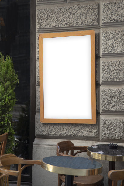 餐馆-咖啡馆的空白菜单板图片下载