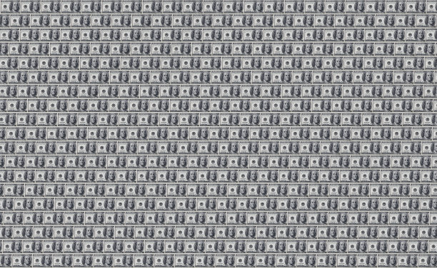 100美元的墙纸排成一排图片下载