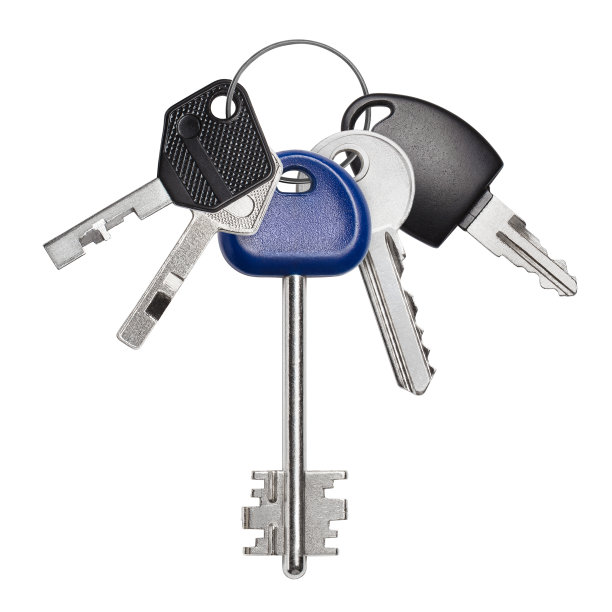 白色的钥匙串图片下载