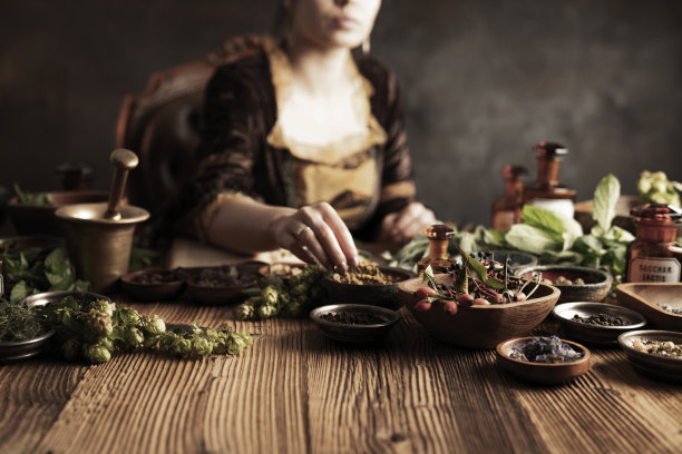 天然药物的概念。图片下载