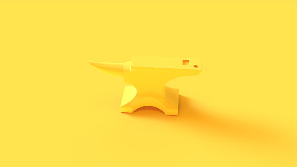 黄色传统铁砧图片下载