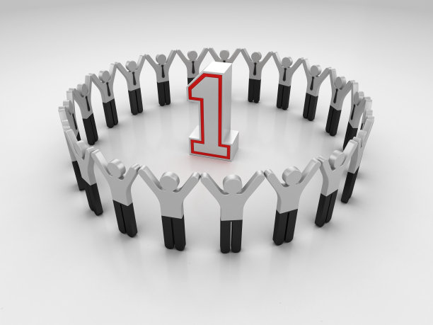 象形文字团队与一号- 3D渲染图片下载