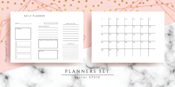 矢量大理石纹理规划本套装图片下载