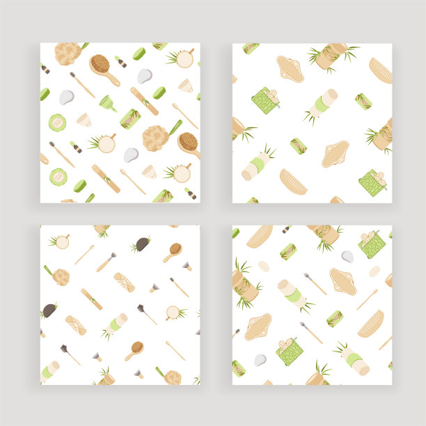 一套极简风格的零废物无缝模式，包括可重复利用和循环利用的零废物产品-垫，盒，炭牙刷，天然肥皂等。环保可重复的模式。图片下载