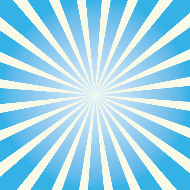 色彩斑斓的阳光偶像。彩色太阳射线符号，标签和概念。卡通矢量插图和艺术图片下载