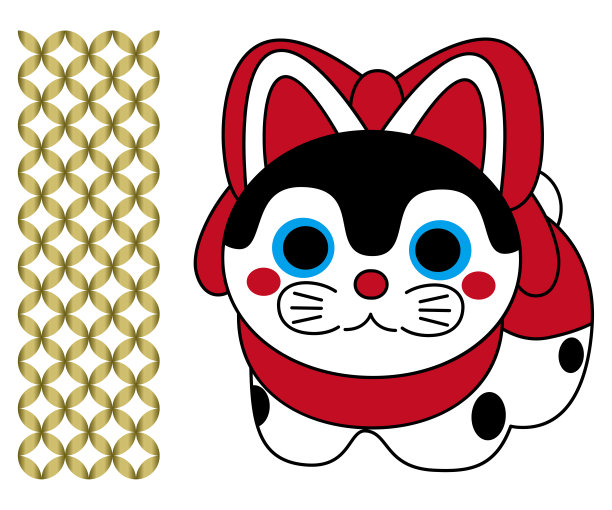 可爱的Shiba Inu-san插图向量图片下载