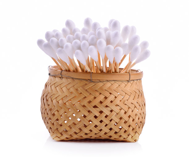 棉絮孤立在白色上图片下载