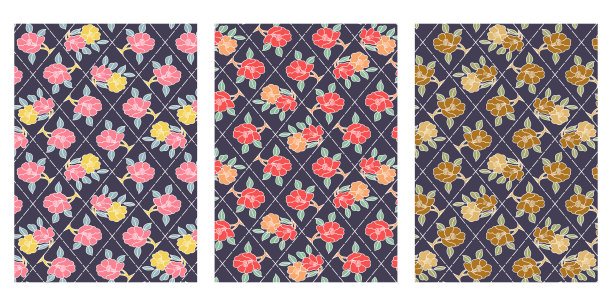 日本山茶花抽象向量背景收集图片下载