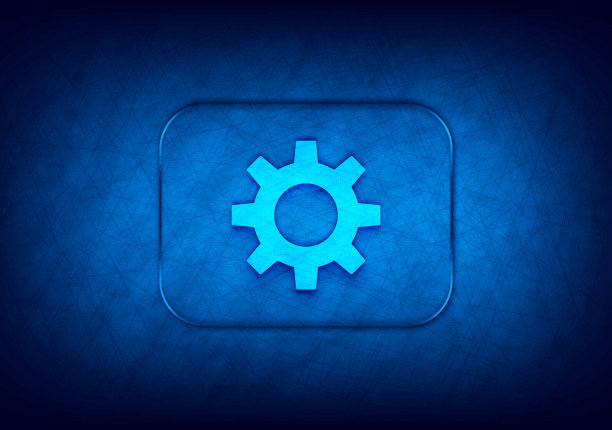 设置图标抽象数字设计蓝色背景图片下载