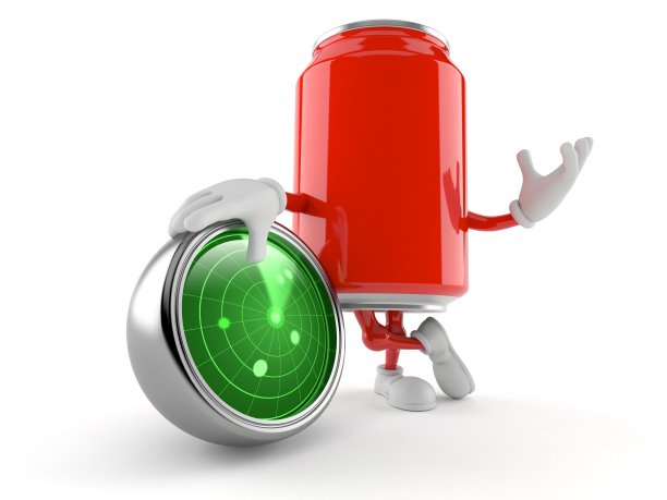 汽水罐具有雷达特性图片下载