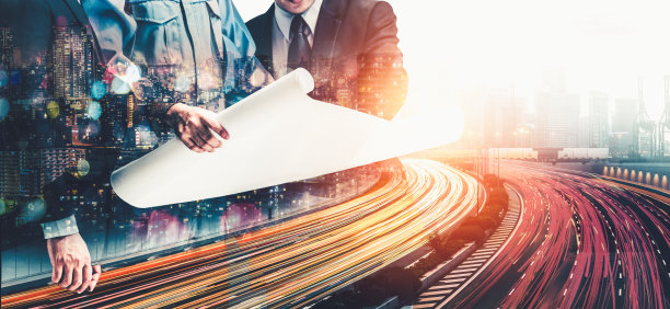 未来的建筑工程项目。图片下载