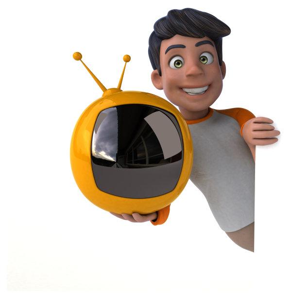 有趣的3D卡通亚洲青少年图片下载