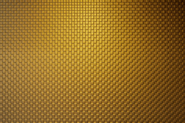 金色方形浮雕纹理背景。图片下载