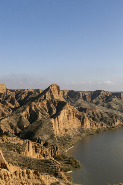 狂野西部，沙漠和山脉。图片下载