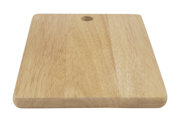 孤立的棕色木砧板图片下载