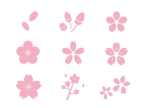 樱花图标设置素材图片