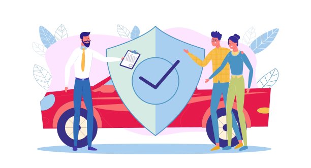 车辆损坏保险合同。素材图片