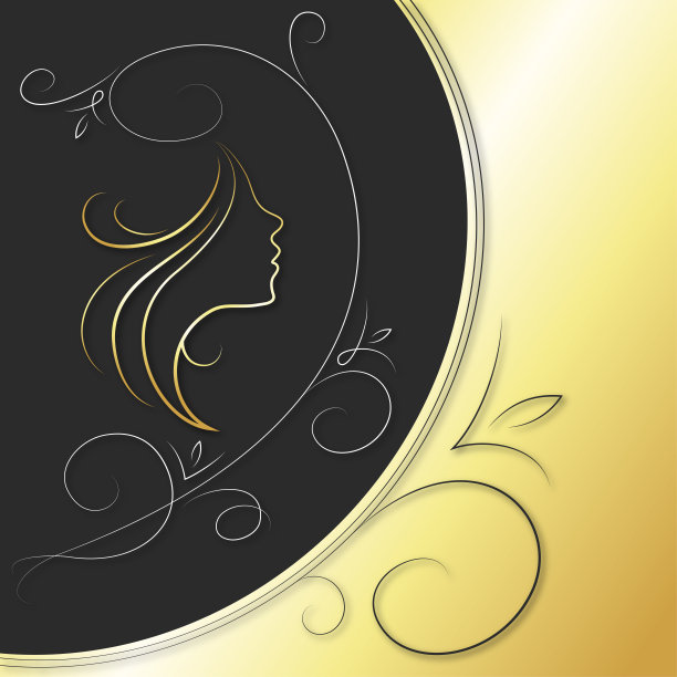 为美容院设计的女孩简介图片下载