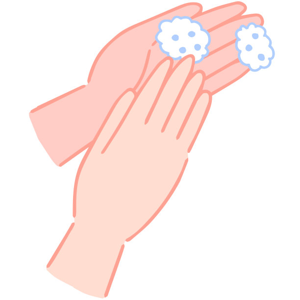 怎么洗手，洗手心素材图片