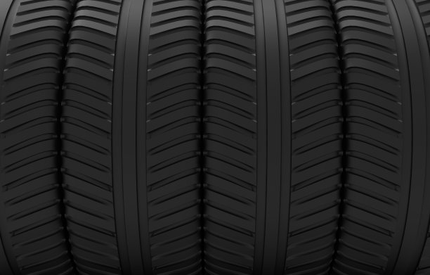 汽车车轮特写背景，3D渲染图片下载