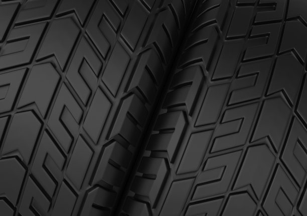 汽车车轮特写背景，3D渲染图片下载