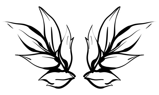 复古风格的工厂线条图图片下载