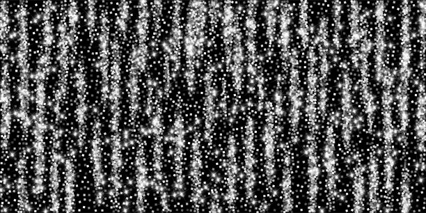 闪闪发光的银色豪华纸屑。Scatte图片下载