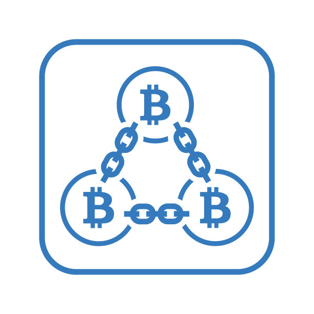 比特币数字货币链图标图片下载