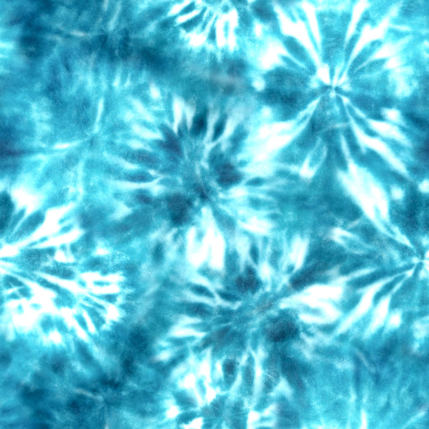 扎染shibori无缝图案。水彩画抽象结构。图片下载