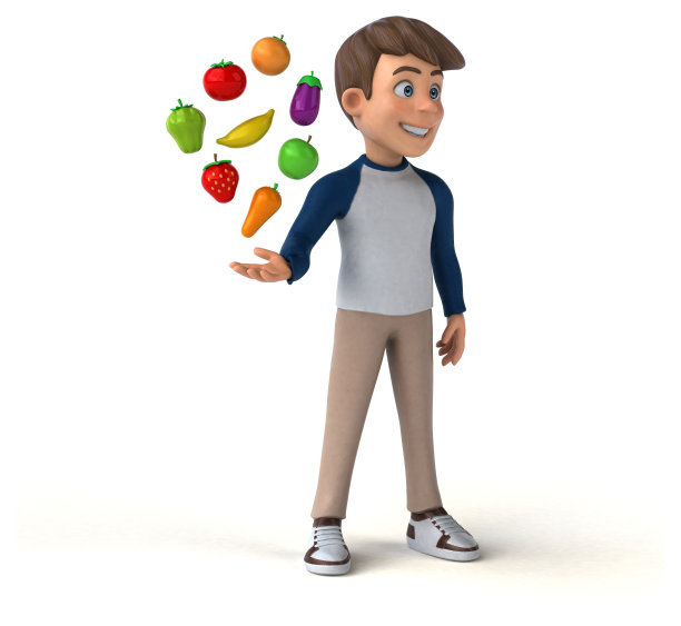 3D卡通人物有趣的少年图片下载