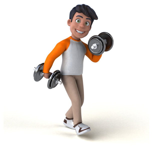 有趣的3D卡通亚洲青少年图片下载