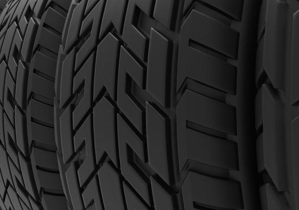 汽车车轮特写背景，3D渲染图片下载