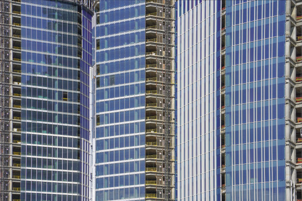 在建多层住宅楼特写图片下载