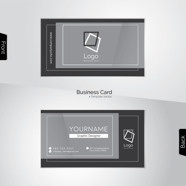 现代名片模板图片下载