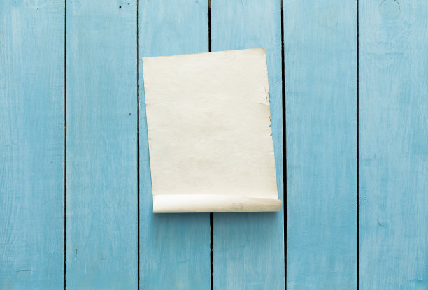 木墙上的旧纸图片下载