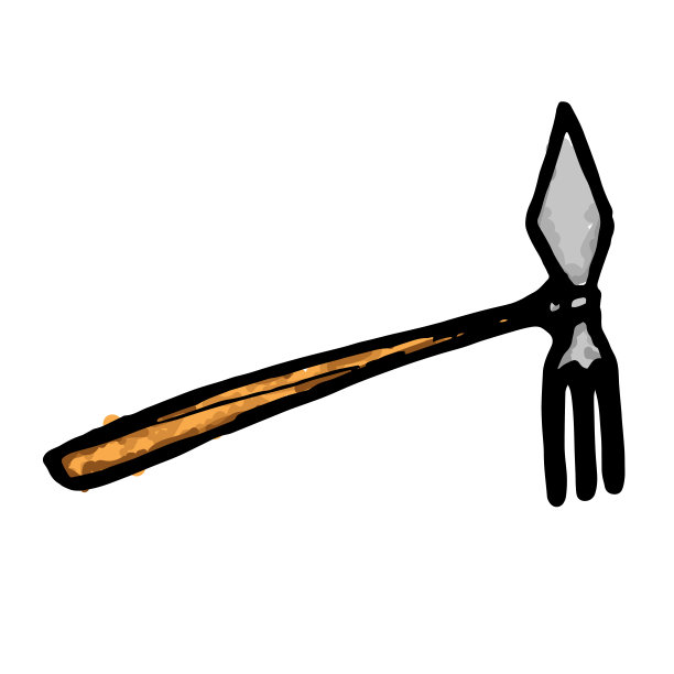 园艺工具手绘图。色彩斑斓的孤立的插图。图片下载