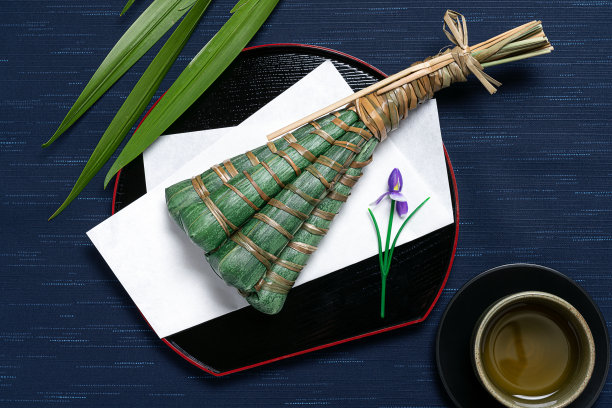 日本年糕“Chimaki”。5月日本的季节性节日形象。图片下载