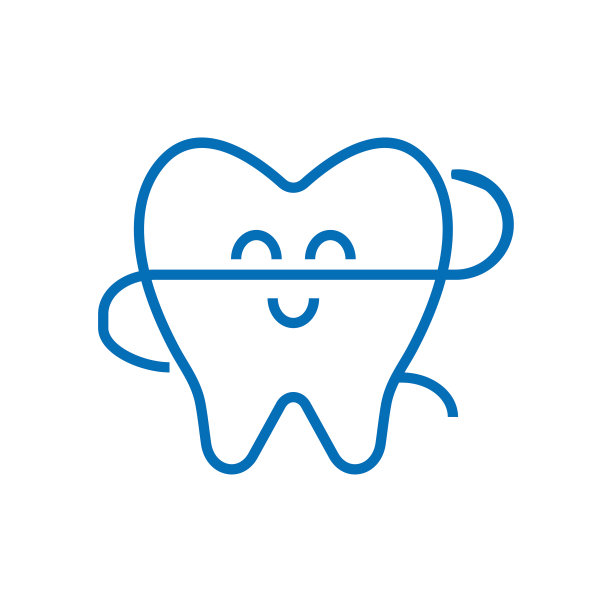 卡通牙齿图标图片下载