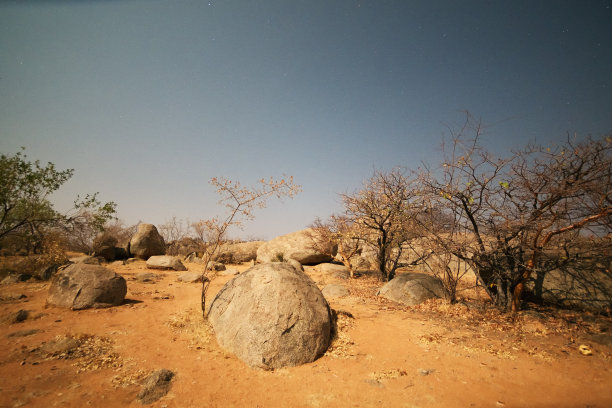 纳米比亚的沙漠景观图片下载