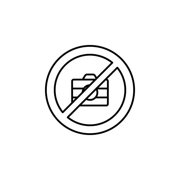 白色背景上没有照片线图标图片下载