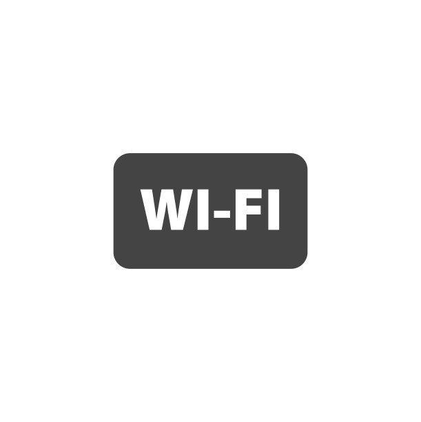 白色背景上的WiFi矢量图标图片下载