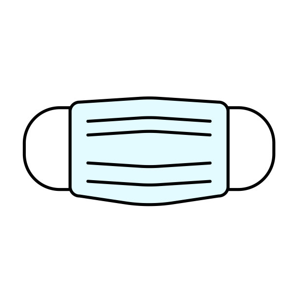 口罩矢量图素材ID：350529786