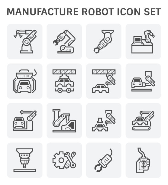 汽车生产的图标图片下载