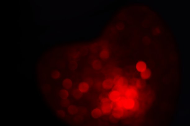 红光散景背景材料图片下载