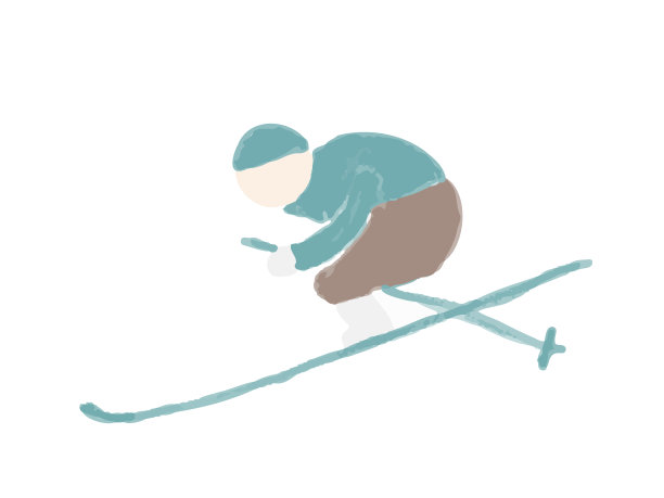 滑雪形状说明图片下载