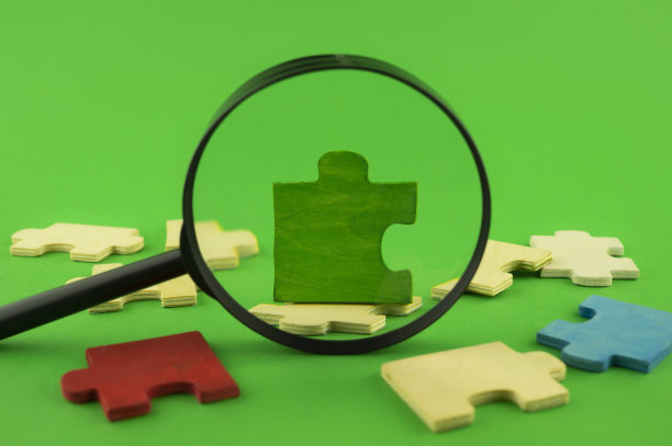 彩色拼图片与放大镜图片下载