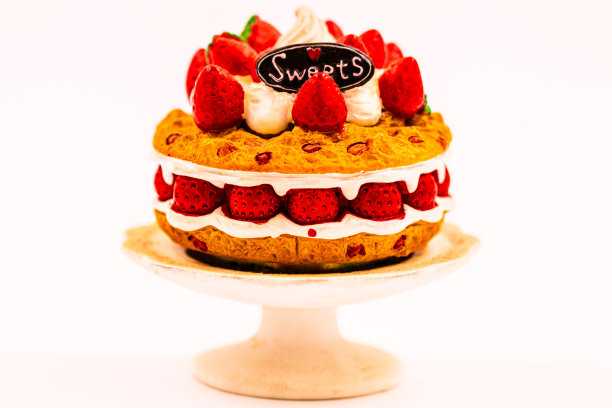 草莓和奶油图片下载